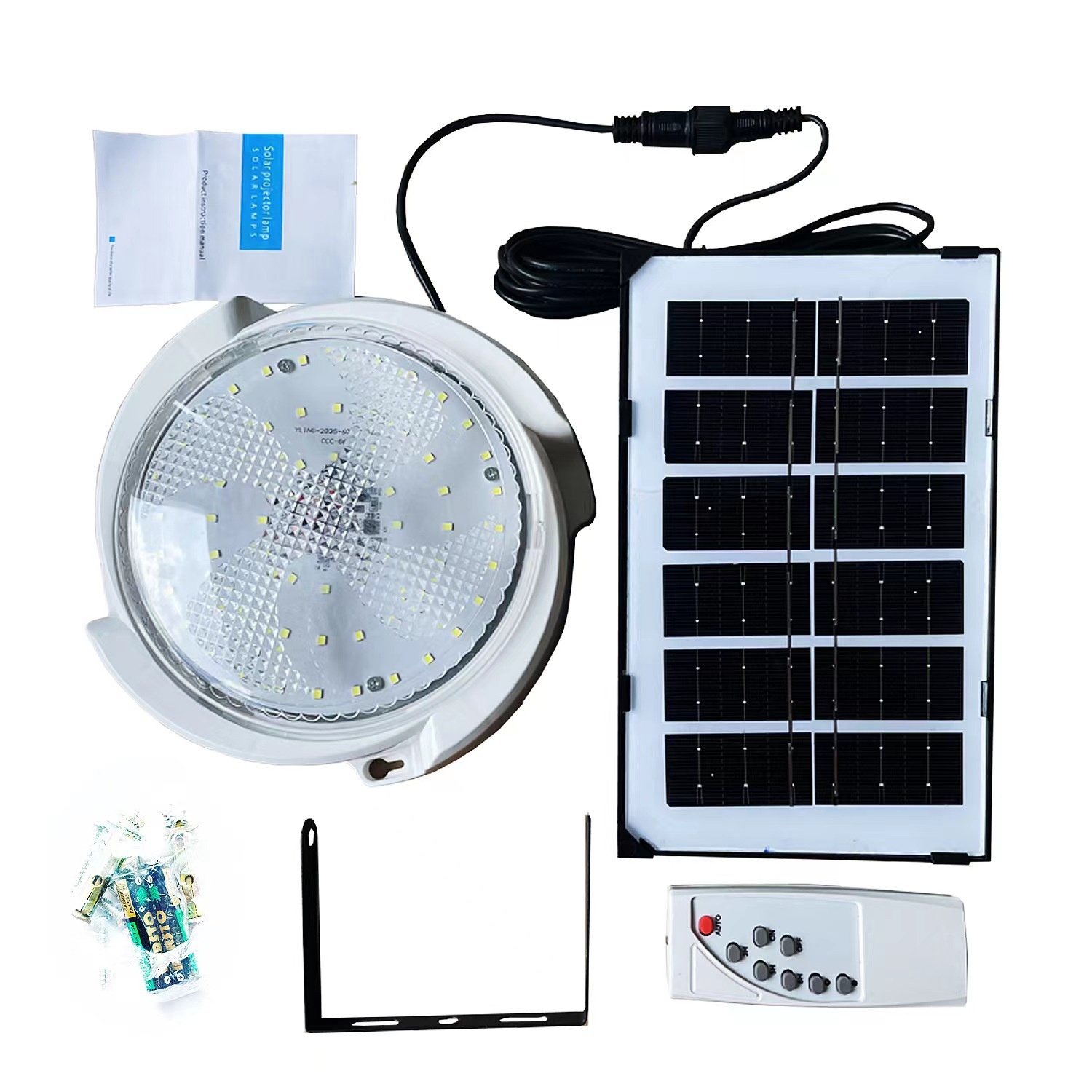 Solar LED Ceiling Lamp – 12-Hour Indoor Lighting