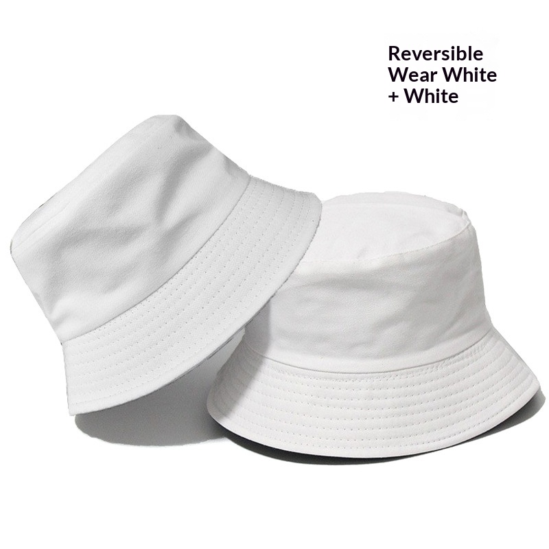 In Stock Double-sided Fisherman Hat With Optional Print Or Embroidery