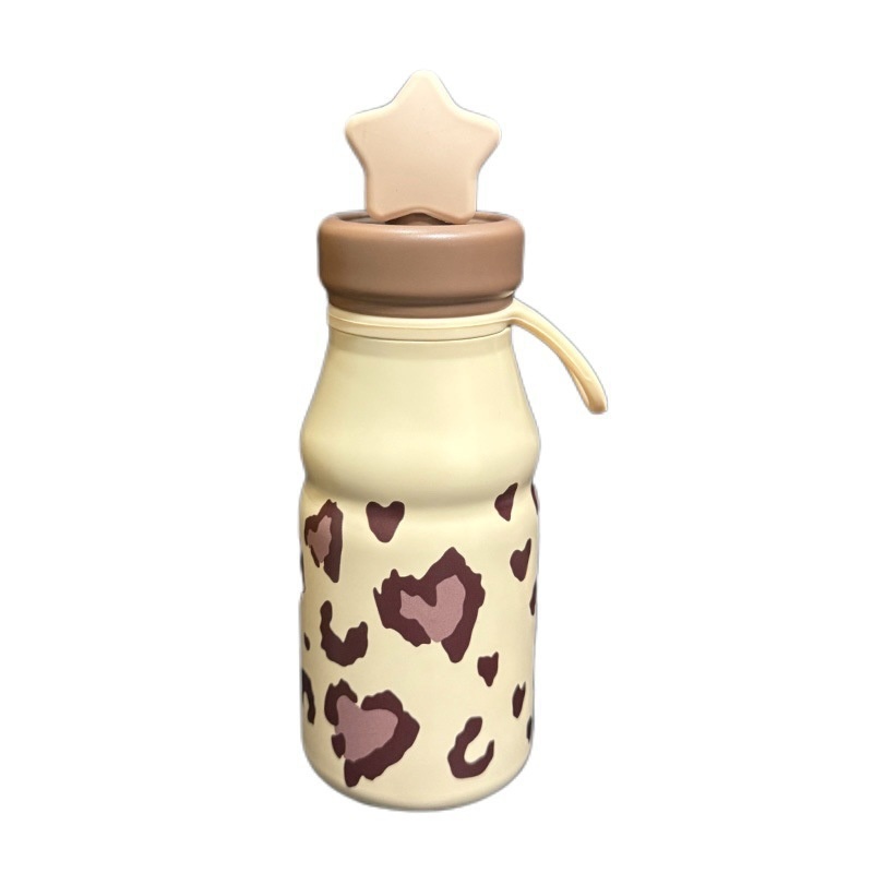 Cartoon-Themed Insulated Steel Cup