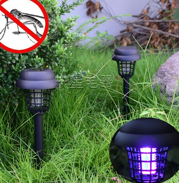 Solar Outdoor Electric Mosquito Lamp Rainproof Light Control — foto 6