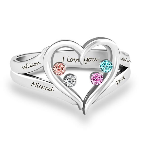 Cross Border Fashion Love Ring From Europe And America