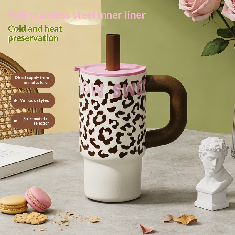 Leopard Print Insulated Cup 316 Large
