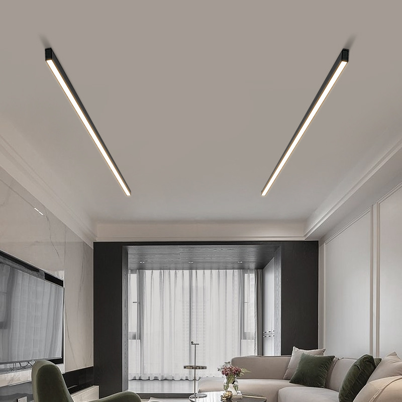 Living Room Ceiling Light Long Strip Surface-mounted Linear Light