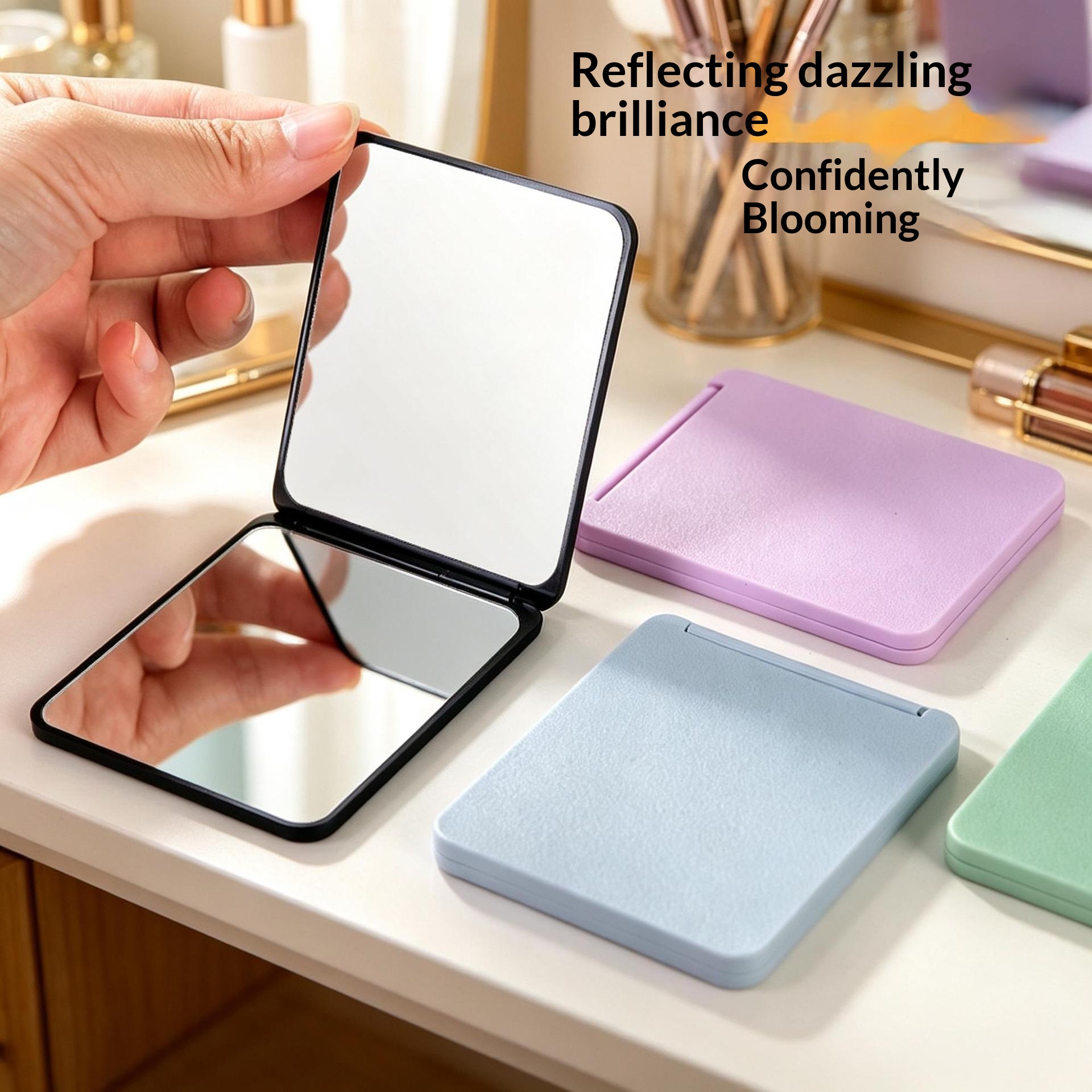 Convenient Mini Makeup Mirror Portable Small Mirror