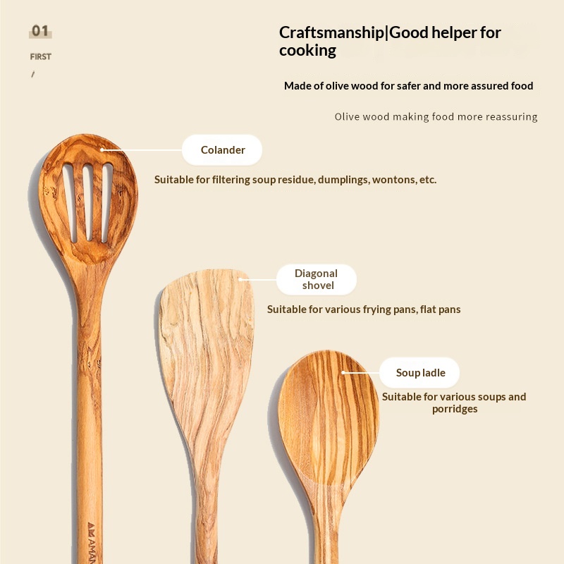 Cooking Spoon And Spatula Kitchen Utensil Set 7