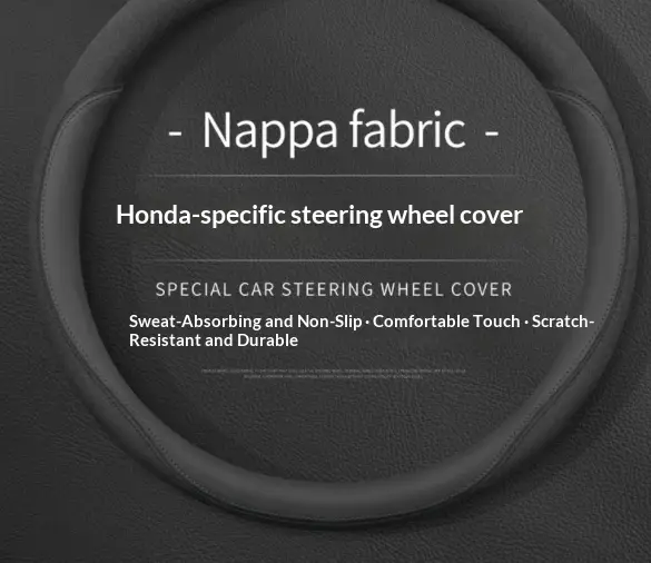 Carbon Fiber Leather Ultra-thin Steering Wheel Cover