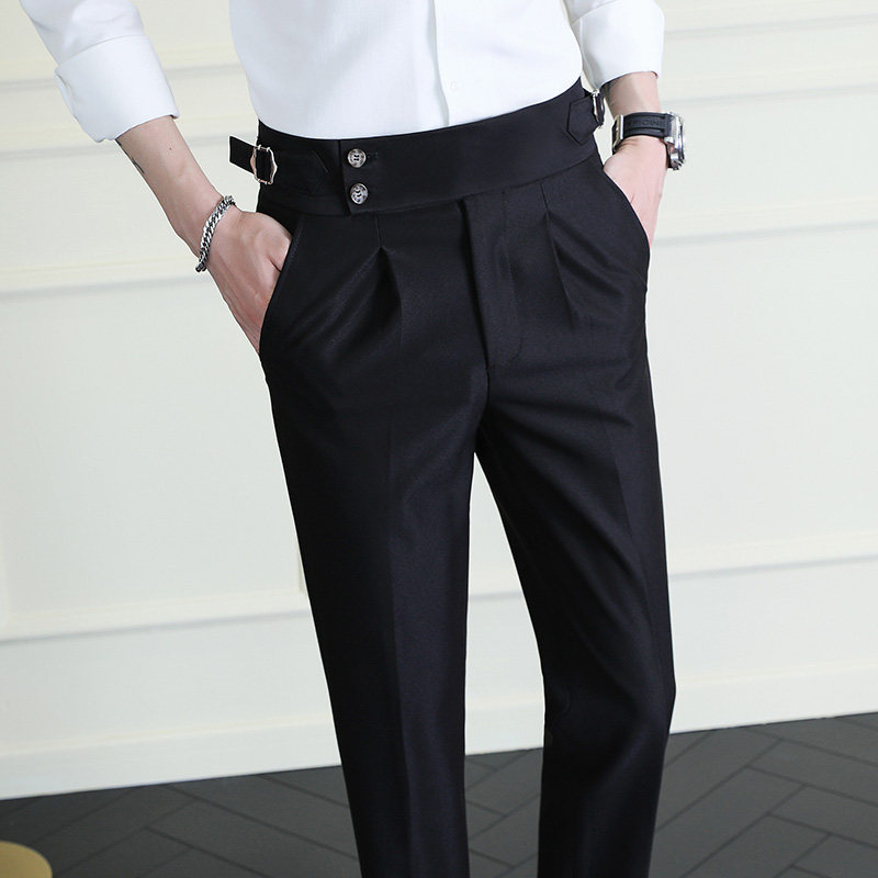 Summer Business Straight-fit Casual Pants For Men
