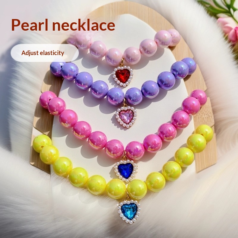 Niche Sophisticated And Adorable Pearl Necklace Sweater Chain
