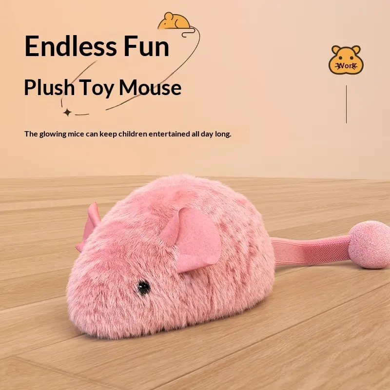 Fluorescent Mouse-shaped Interactive Cat Toy