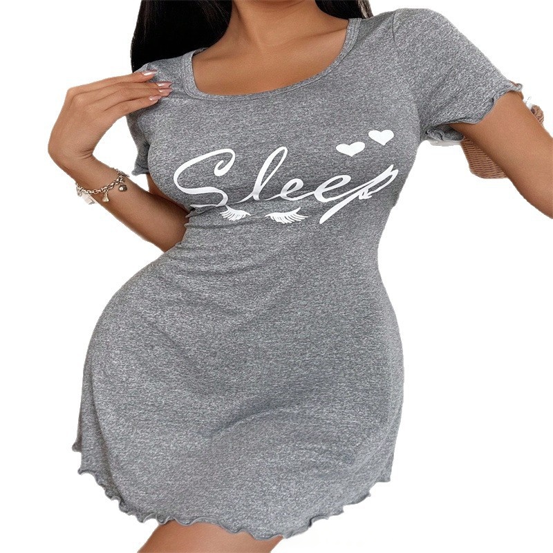 Printed Comfortable Home Casual Sexy Camisole Dress - photo 7