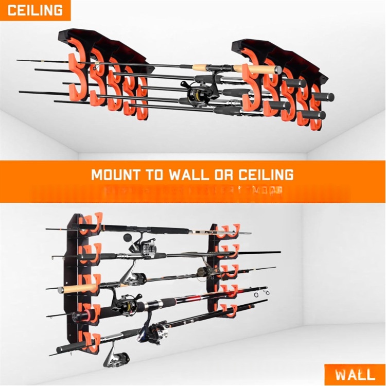 Fishing Rod Holder For Garage
