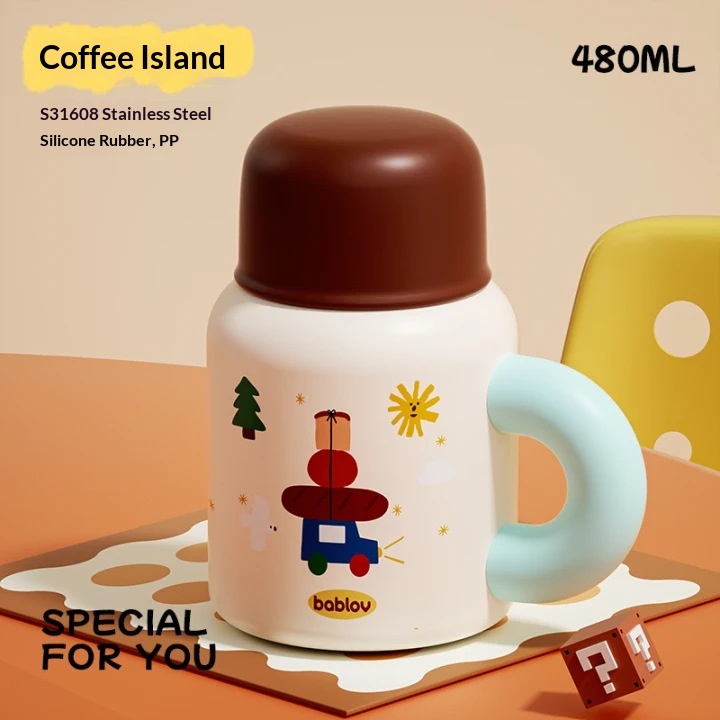 Compact And Portable Handle Cup Insulated Cup — foto 4