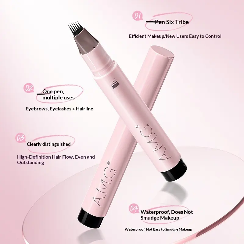 Natural Hair-Flow Six-Bundle Multi-Use Eyebrow Pencil