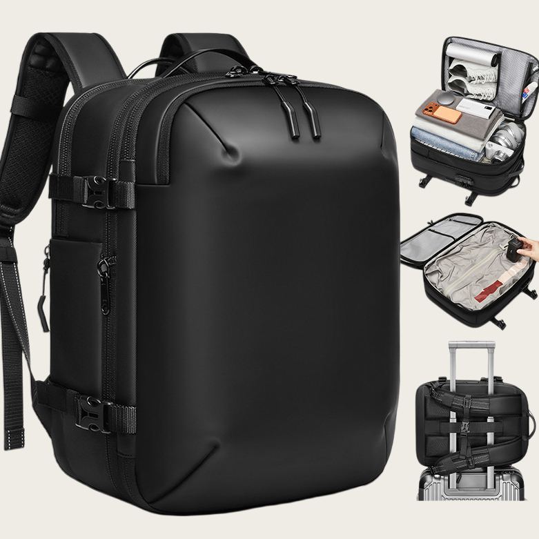 Sac à dos compressé sous vide – sac à dos de voyage portable peu encombrant avec