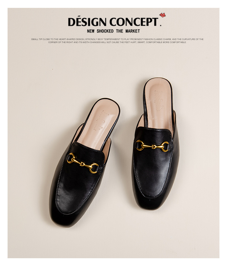Women's Flat-Soled Horsebit Loafer Mules — detail view 20