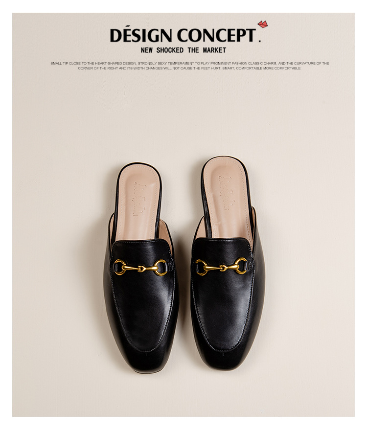 Women's Flat-Soled Horsebit Loafer Mules — detail view 17