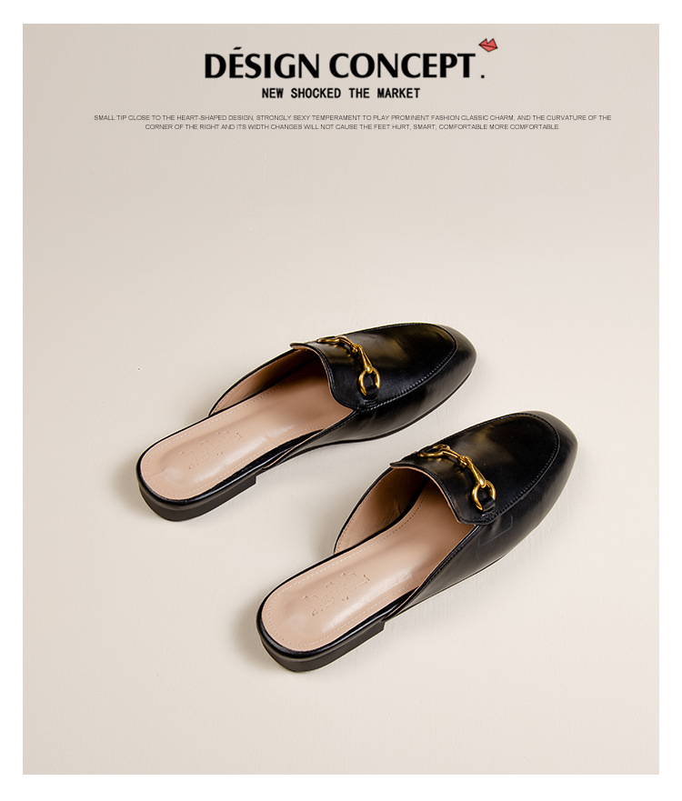 Women's Flat-Soled Horsebit Loafer Mules — detail view 19
