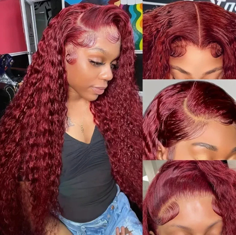 30-inch Brazilian Human Hair 13x4 Lace Front Water Wave — foto 2