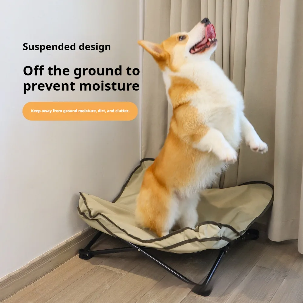 Portable Foldable Outdoor Waterproof and Bite-Resistant Pet Bed