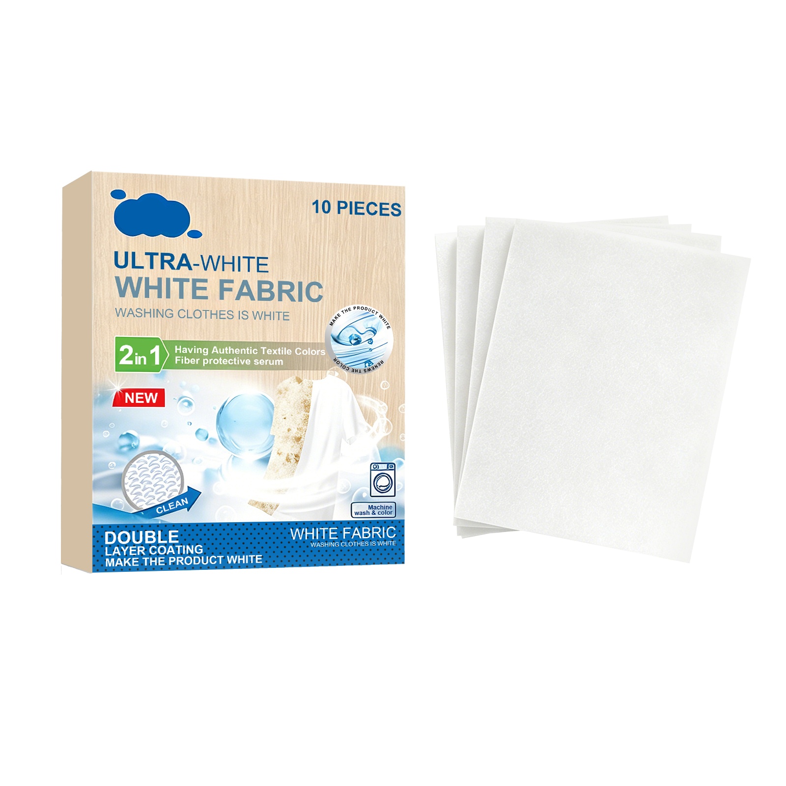 Ultra-White Fabric Washing Sheet