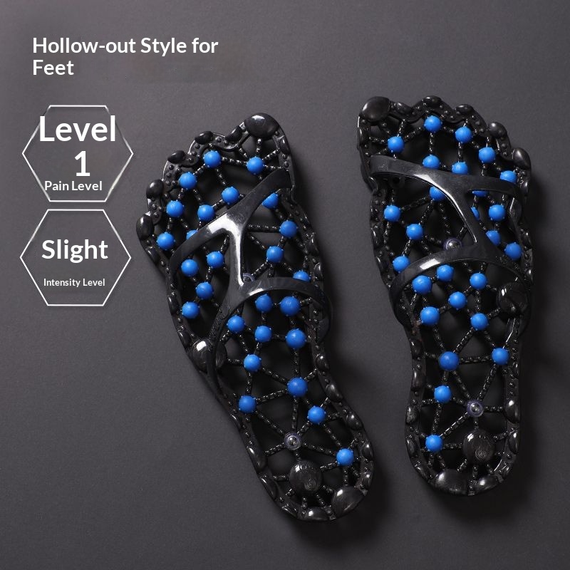 Summer Non-Slip Indoor Hollow-Out Foot-Massage Slippers For Women 3