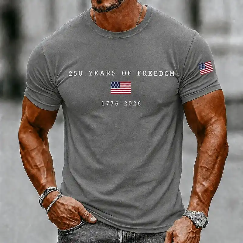 Mens Digital-Print Short-Sleeve T-Shirt