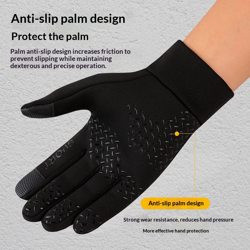 Mens Warm Outdoor Cycling Gloves