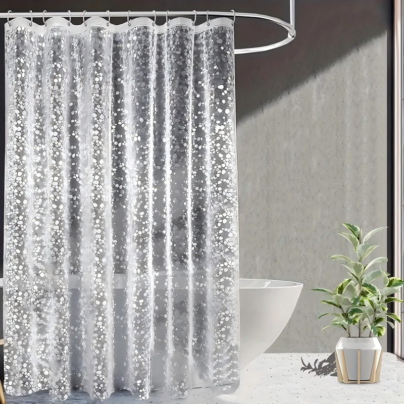 Punch-free Bathroom Partition Curtain
