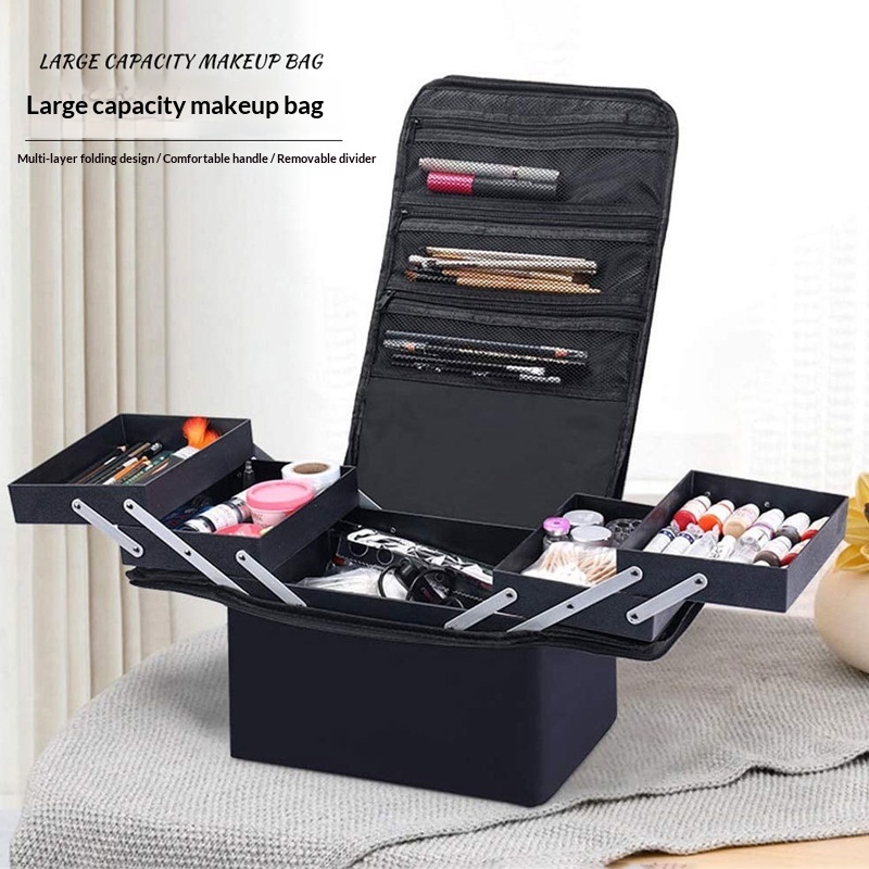 Borsa per Makeup Portatile Flessibile Grande Capacità