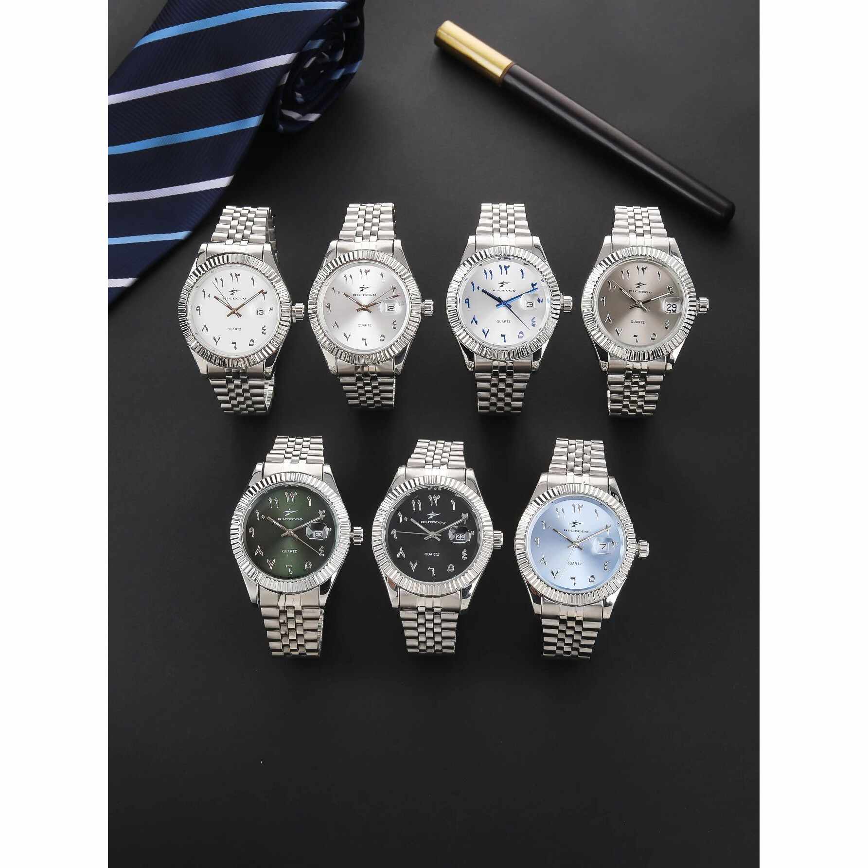 Fashion Men's Watches Date High-end Luxury Casual Sport