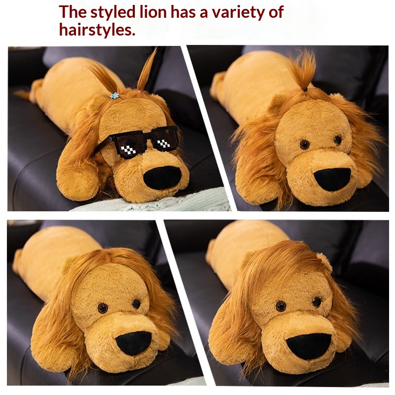 Extra-soft Long-strip Lion Plush Toy 4