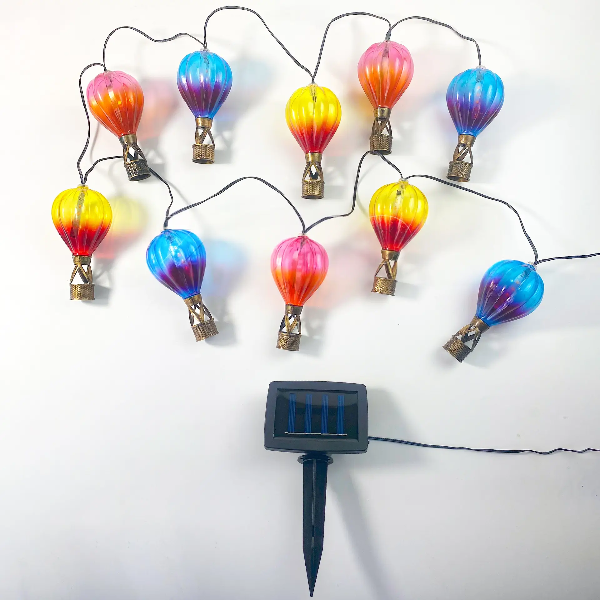 Solar-powered Hot-air Balloon Outdoor Courtyard Landscape Light