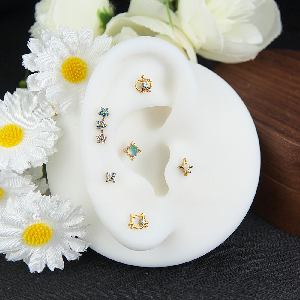 G23 Titanium Piercing Jewelry Lip Stud