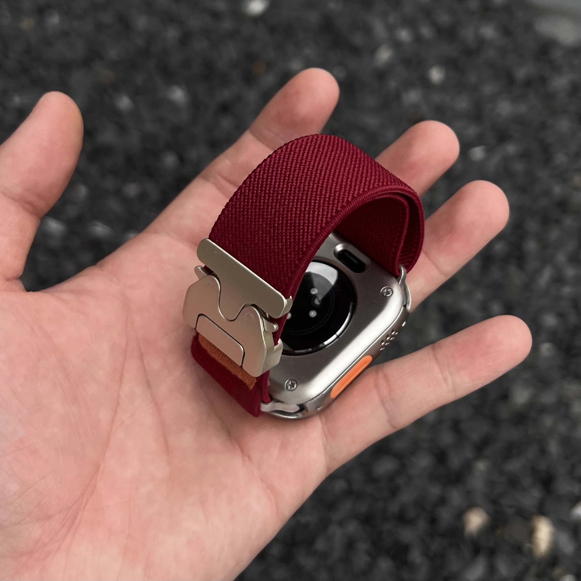 Parachute-buckle Elastic Nylon Watch Strap 8