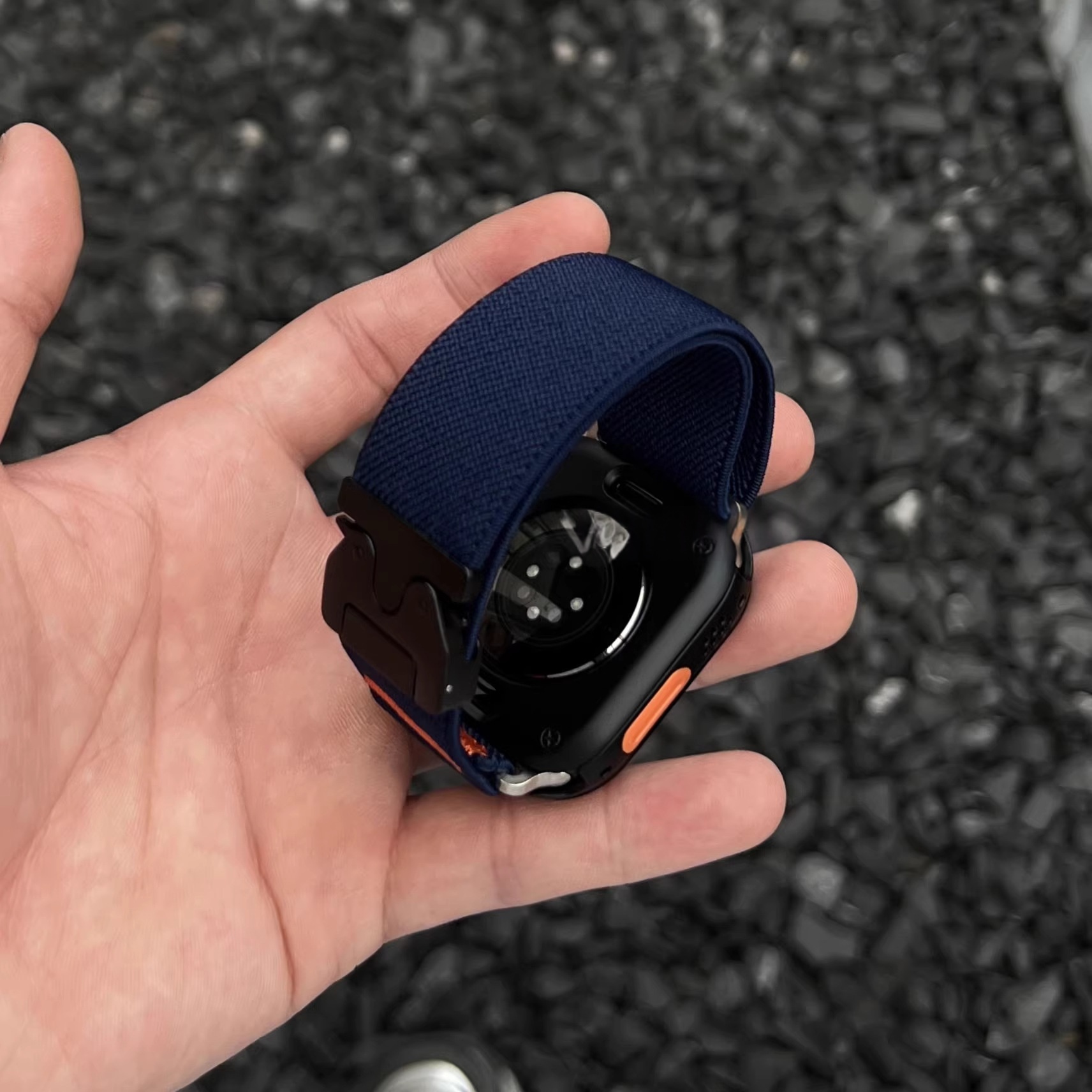 Parachute-buckle Elastic Nylon Watch Strap 7