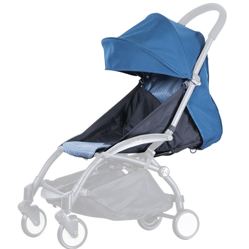 Ensemble de trois pièces pour poussette à inclinaison plate et coussin de siège – Image 9