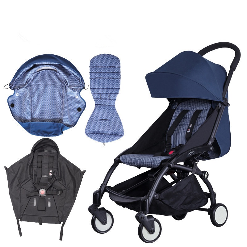 Ensemble de trois pièces pour poussette à inclinaison plate et coussin de siège – Image 7