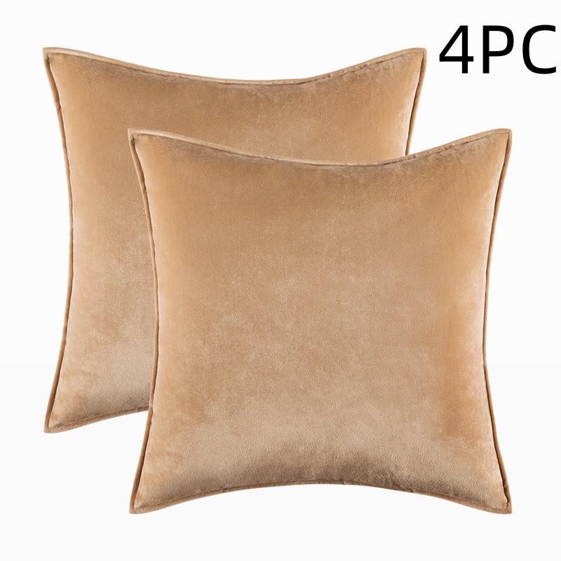 Covered Velvet Waist Pillow Cushion Cover