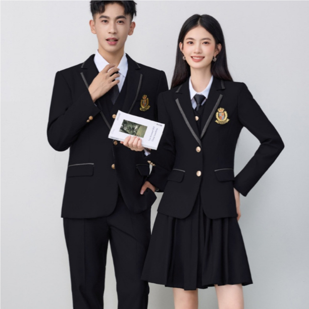 Preppy-style Suit Set Unisex For Spring And Autumn