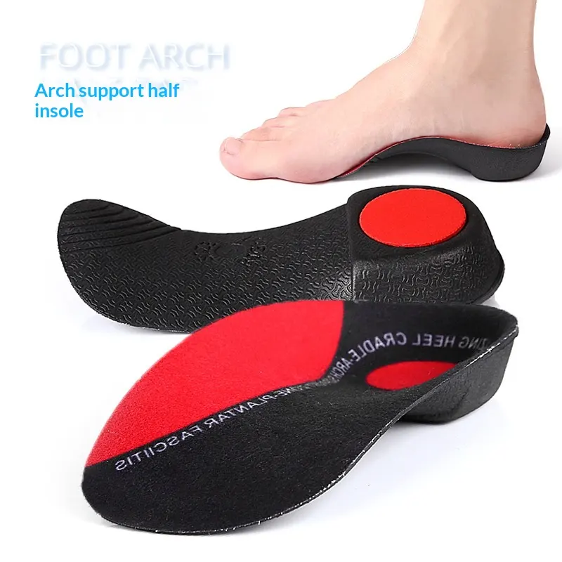 Upgraded Arch-supporting Half Insole for the Sole and Heel