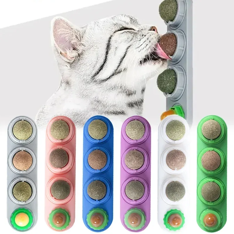 4 in 1 Rotating Catnip Silver Vine Ball Teeth