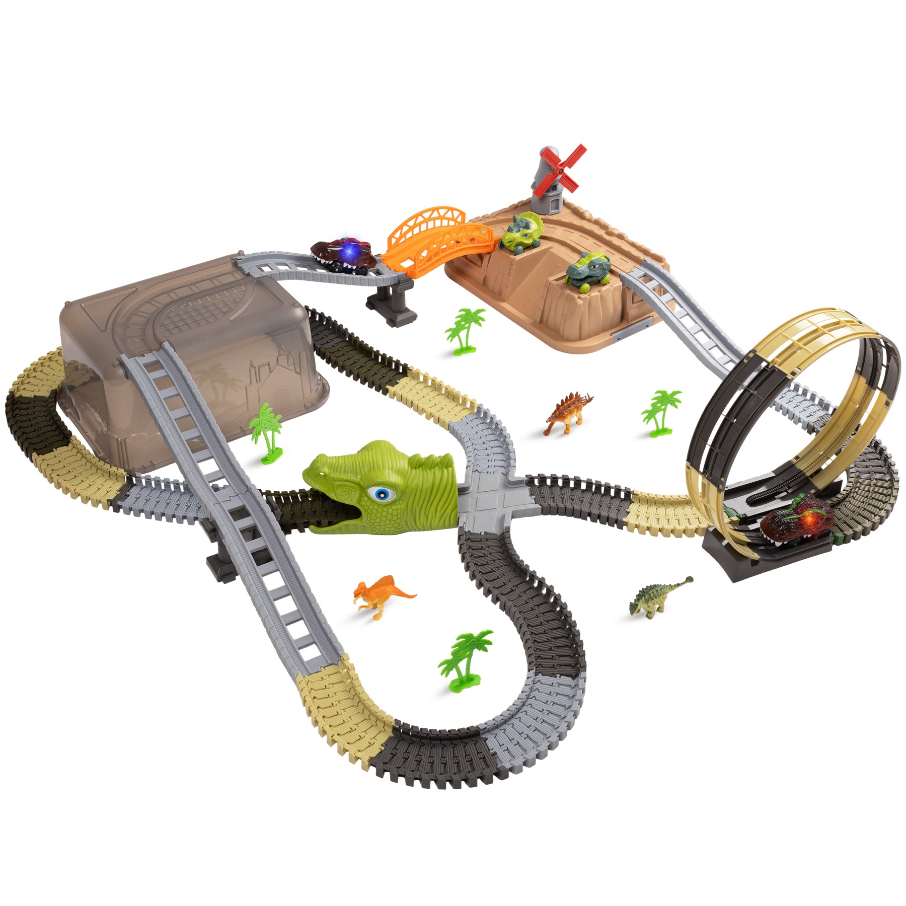 DIY Assembled Roller Coaster Educational Toy In A Bucket
