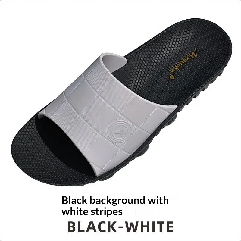 Mens Non-absorbent Rubber-soled Casual Slippers