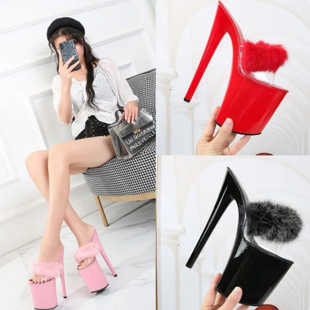 20CM Cm Hairy Slippers Runway Runway Nightclub