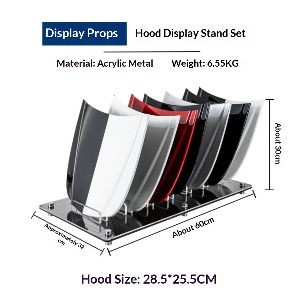 Car Window Film Application Machine Hood Display Rack Set 3