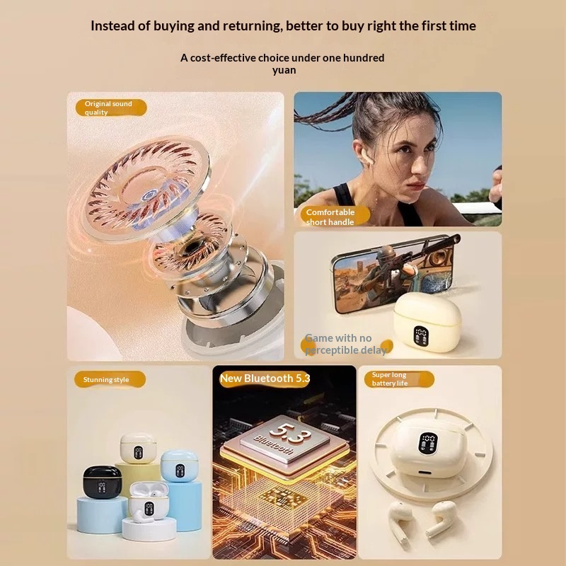 New Smart Wireless Noise-canceling In-ear Headphones With High Sound Quality - photo 6