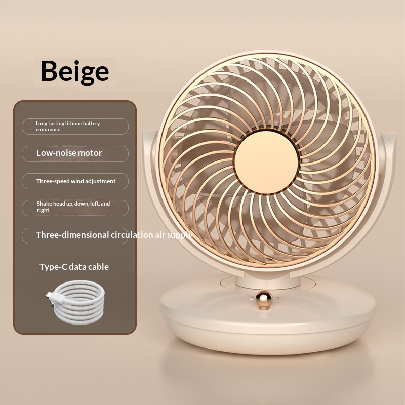 Automatic Oscillating Desktop Mini Fan Electric Fan