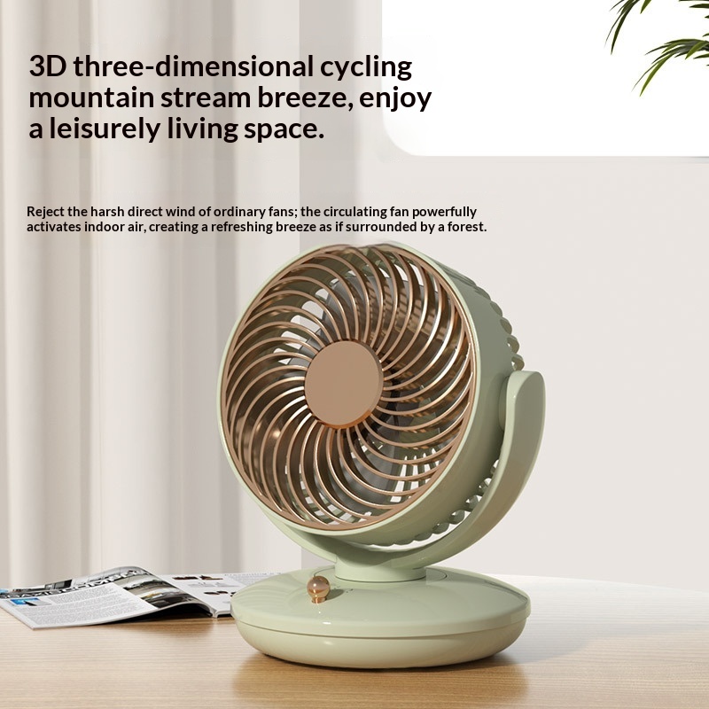 Automatic Oscillating Desktop Mini Fan Electric Fan