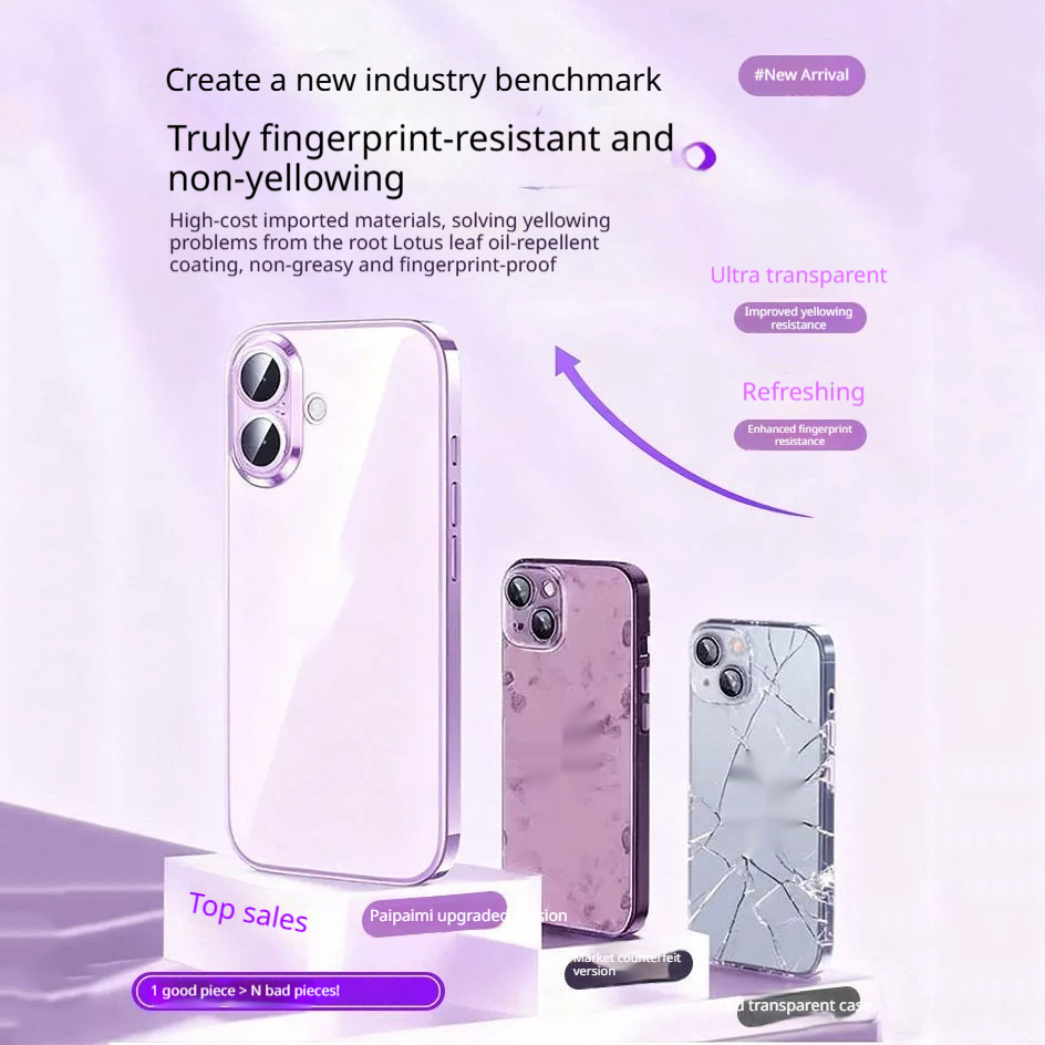 Ultra-thin Transparent Non-slip Phone Case 7