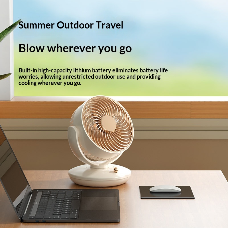 Automatic Oscillating Desktop Mini Fan Electric Fan